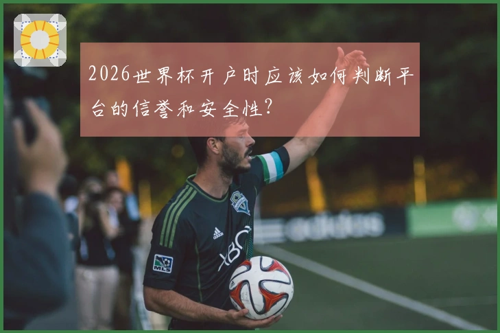 2026世界杯开户时应该如何判断平台的信誉和安全性?