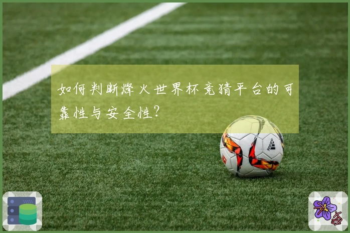 如何判断烽火世界杯竞猜平台的可靠性与安全性？