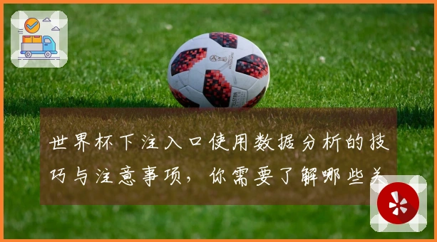 世界杯下注入口使用数据分析的技巧与注意事项，你需要了解哪些关键要素