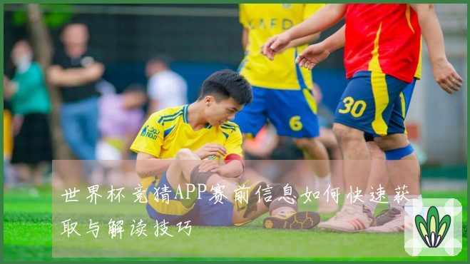 世界杯竞猜APP赛前信息如何快速获取与解读技巧