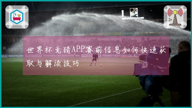 世界杯竞猜APP赛前信息如何快速获取与解读技巧